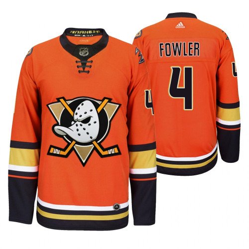 Anaheim Ducks #4 Cam Fowler Authentic Orange Jersey