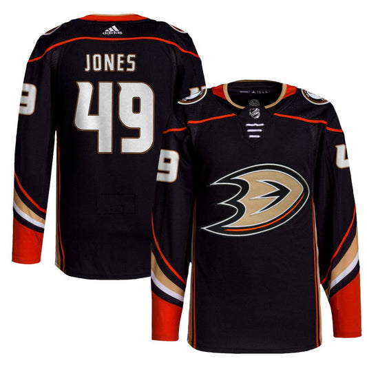 Anaheim Ducks #49 Max Jones Black Home Authentic Jersey