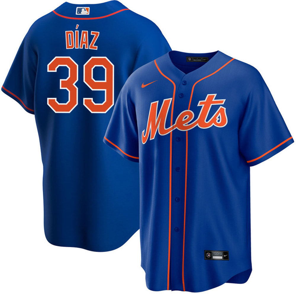 Men's New York Mets Edwin Diaz Cool Base Replica Alternate Jersey - Royal