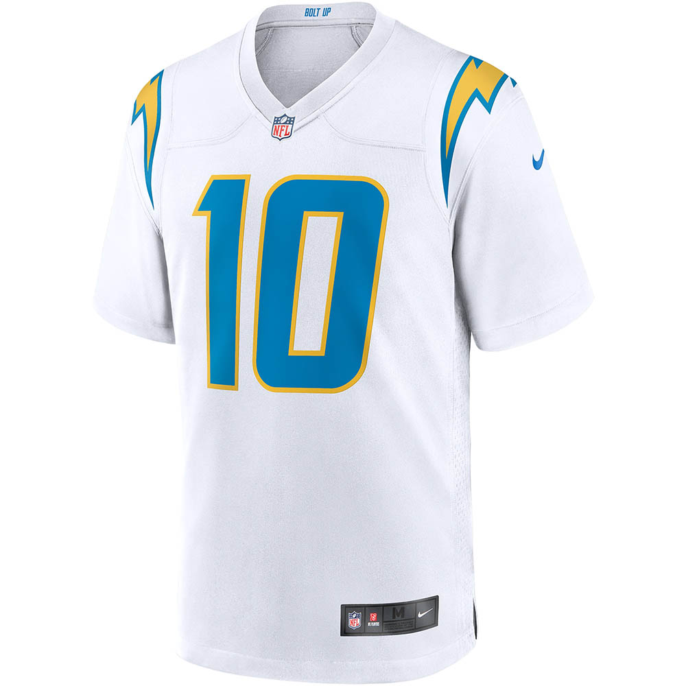 Men's Los Angeles Chargers Justin Herbert Game Jersey White