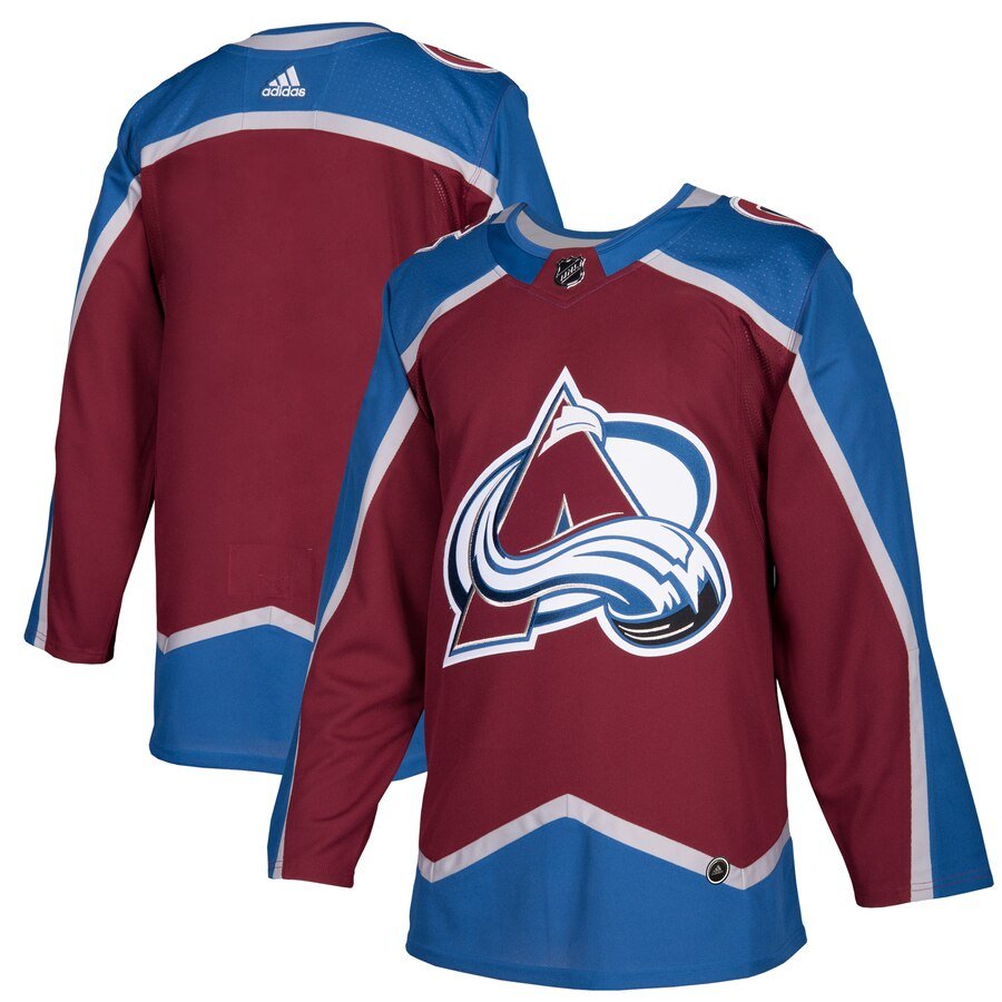 Colorado Avalanche Red Home Authentic Blank Jersey