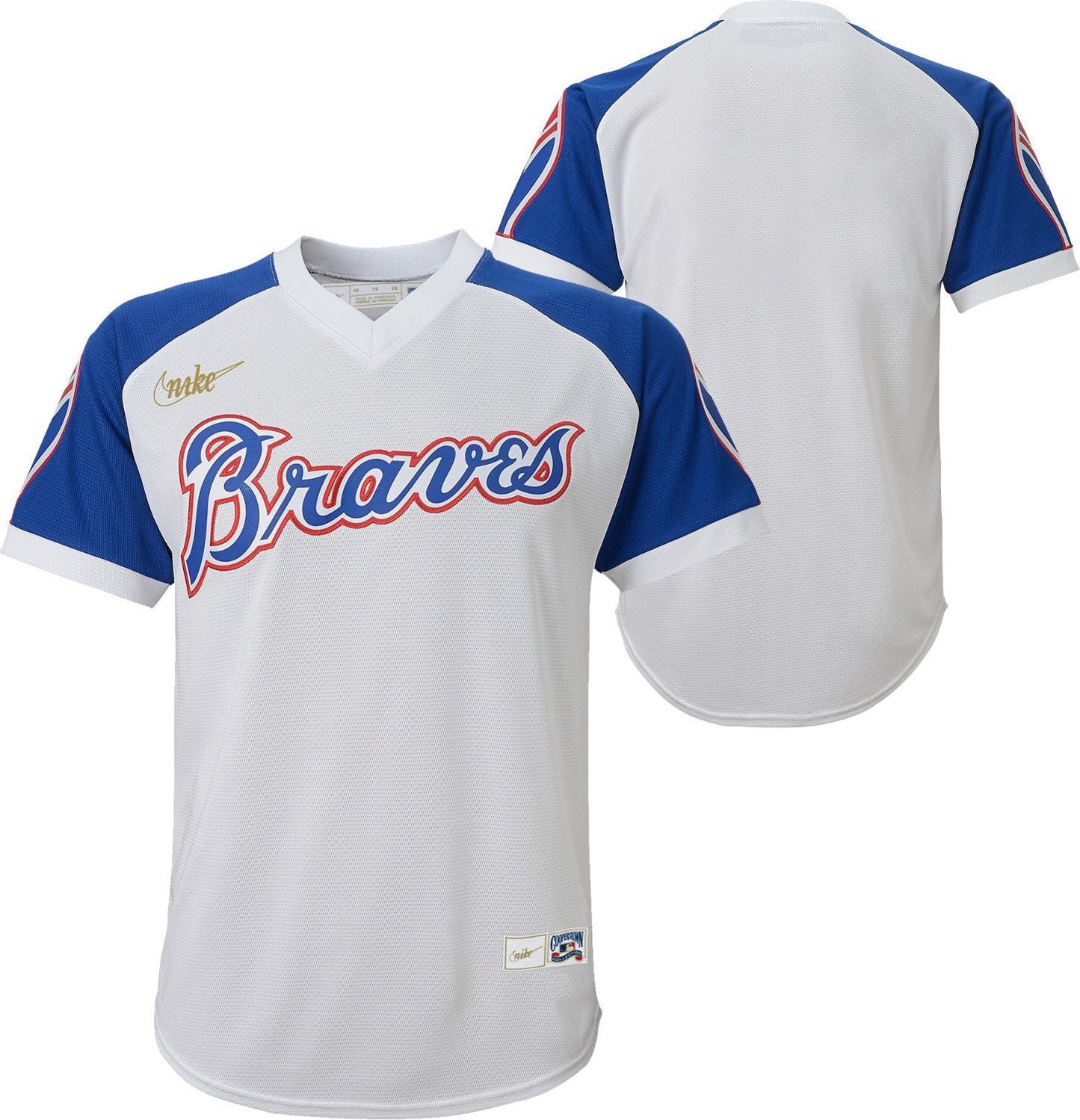Nike Youth Atlanta Braves Cooperstown Home Replica Jersey